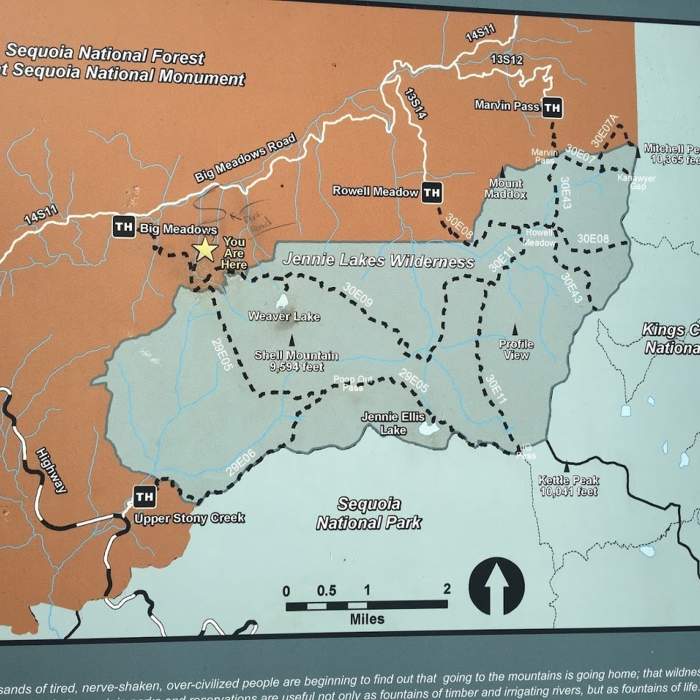 Near Fox Meadow Trailhead to Weaver Lake