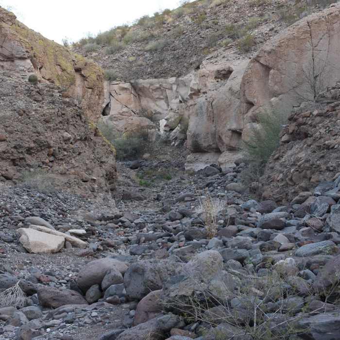 Near Dry Canyon Slot Canyon
