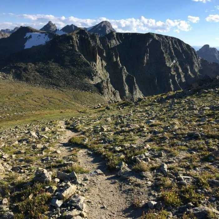 Near Pawnee Peak Route