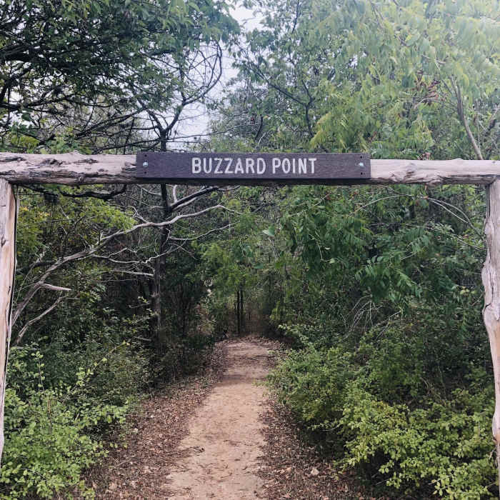 Trailhead for Buzzard Point Near Buzzard Point Trail