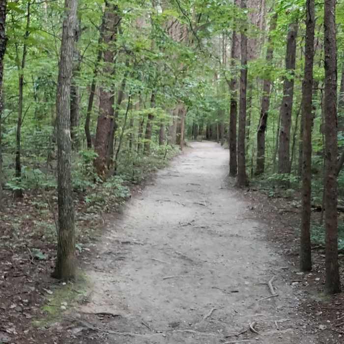 Heading to the Parking Lot... Great day! Near Crowders Trail