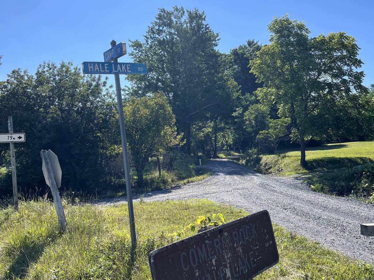 Hale Lake Road trail photo