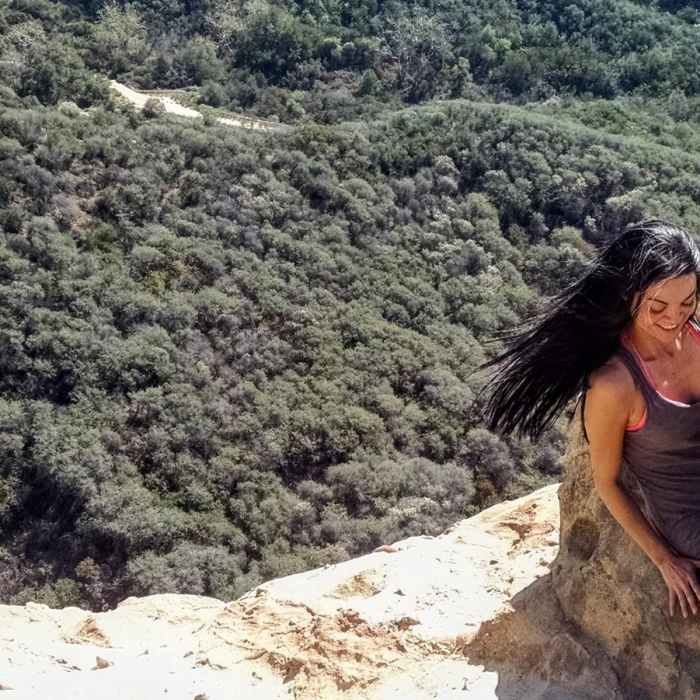 Near Santa Ynez Canyon Trail to Eagle Rock