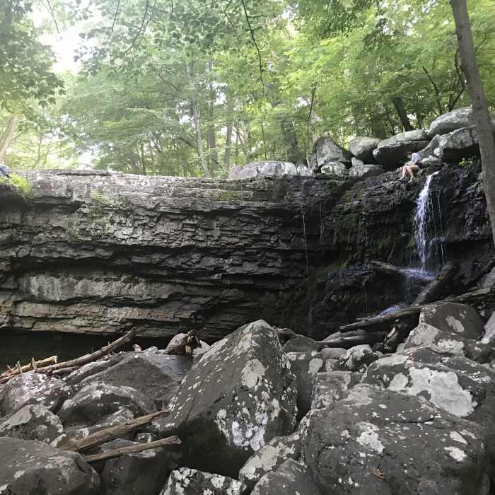 Waterfall Near Ringing Rocks Loop