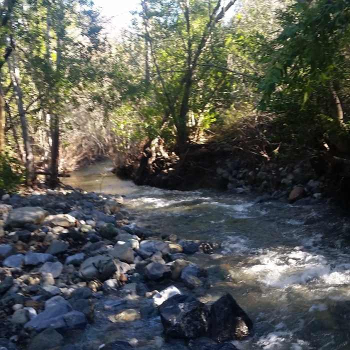 This is the largest river crossing on Baldwin Ranch Road. Needless to say, be prepared to get your feet wet! Near Baldwin Ranch Road