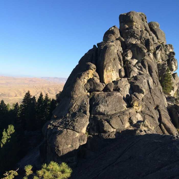 Stack Rock from the Stack Rock Trail Near Upper Stack Rock Trail