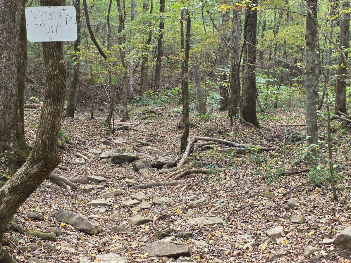 Wrong Turn trail photo