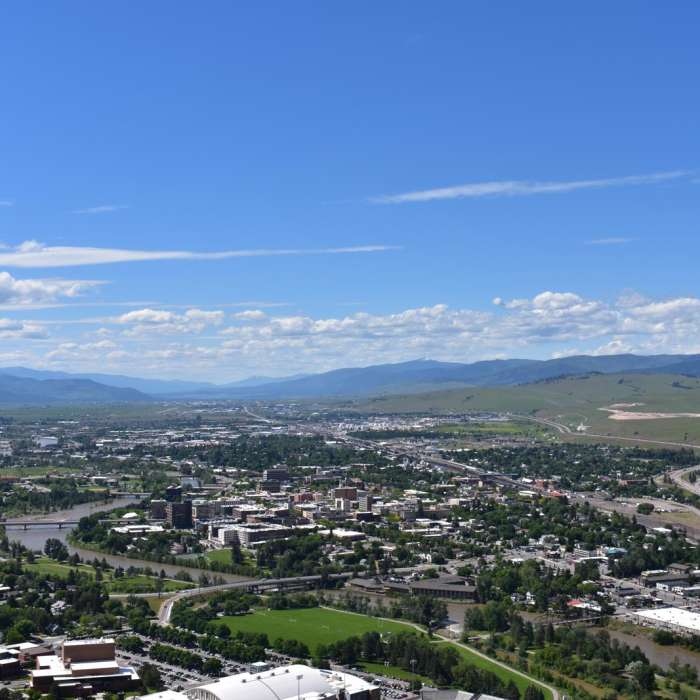 Near Missoula's M Trail