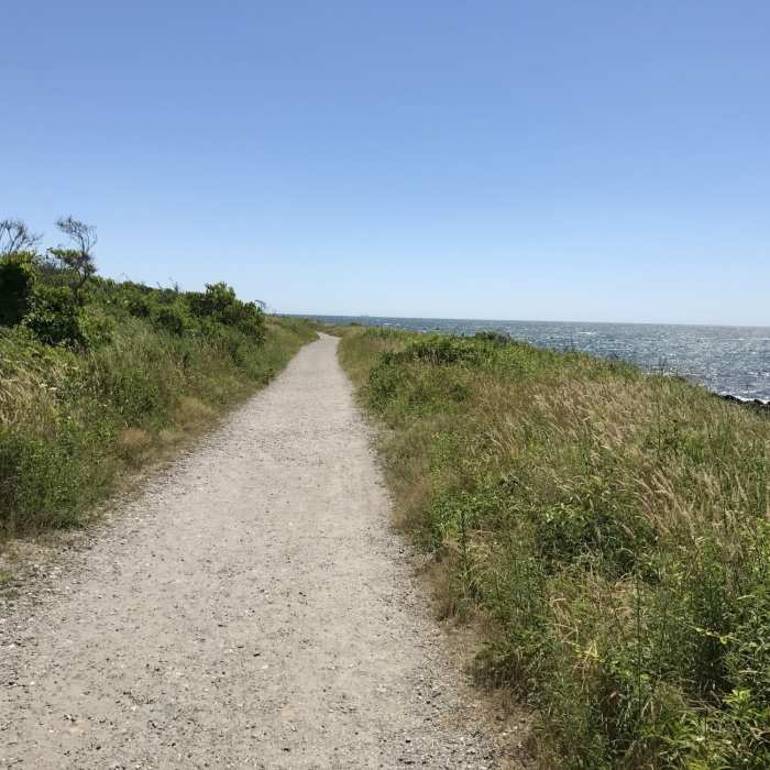 The Ocean Loop Trail offers purely phenomenal views. Near Sachuest Point Figure-Eight