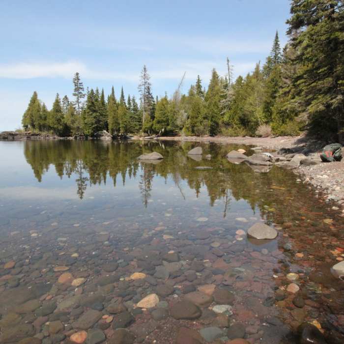 Near East and West Huginnin Cove Trail