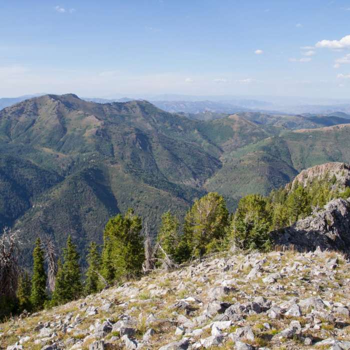 Near Kessler Peak Hike via the North Route Near Kessler Peak Hike via the North Route