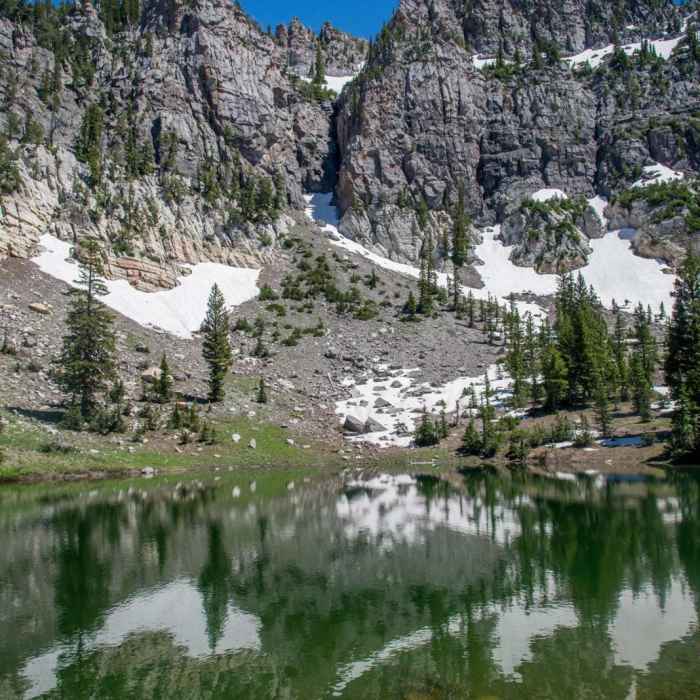 Near High Creek Lake and Canyon