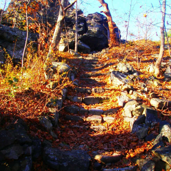 Almost to Dungeon Rock Near Lynn Woods Loop