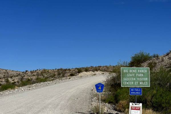 Big Bend Ranch State Park Entrance
