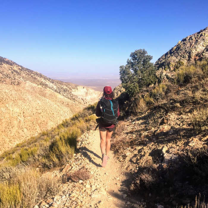 Near Tehachapi Pass Ridge Climb