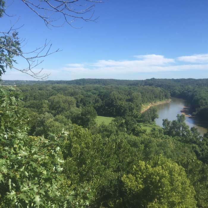 Another great bluff view Near Castlewood State Park Loop