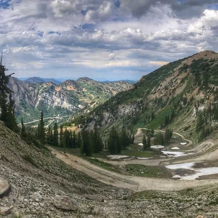 Peruvian Gulch, from the top. Near Peruvian Gulch Trail