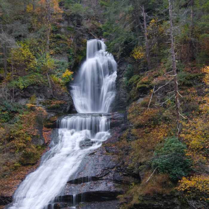 Dingmans Falls. with permission from AcousticWalden Flickr.com/kscherer11 Near Dingmans Creek Trail