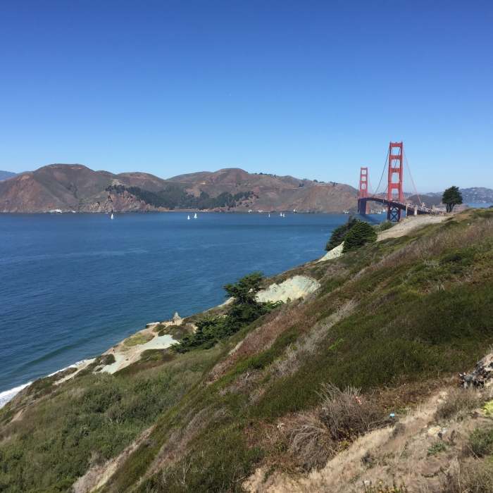 Near California Coastal Trail: Presidio