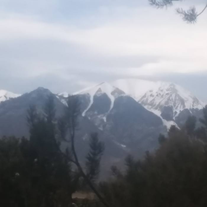 Looking at the San De Cresto Mountains from the Wellington Ditch Trail. Near Mosca Pass Trail