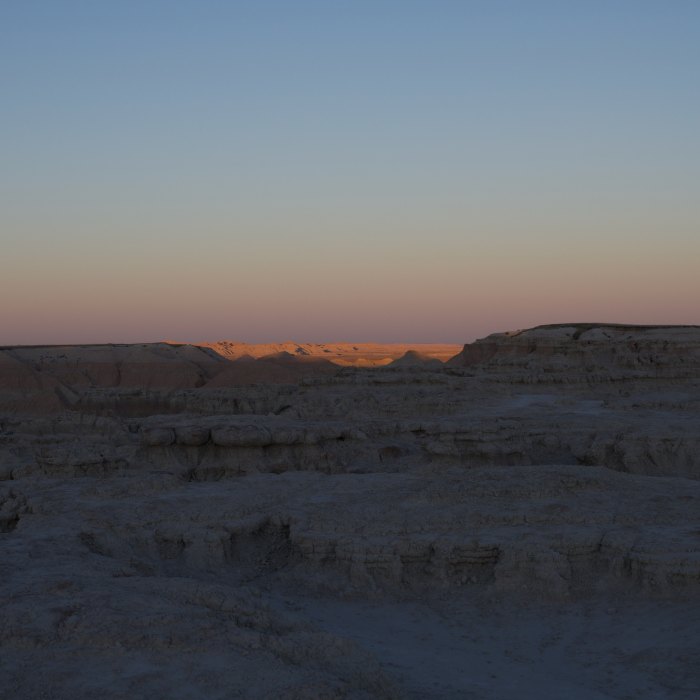 Sunset is gorgeous from the Door Trail. Near Door Trail