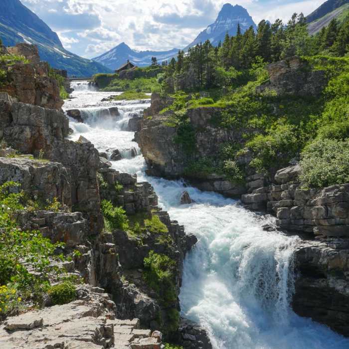 Near Swiftcurrent River Falls