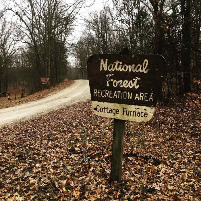Near Cottage Furnace Ruins Road