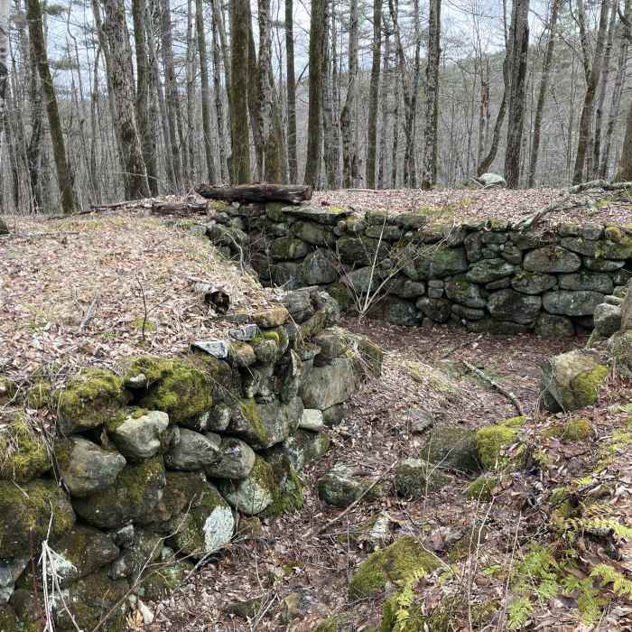 Site of Osborn Homestead (c. 1800). Near Kulish Ledge Trail