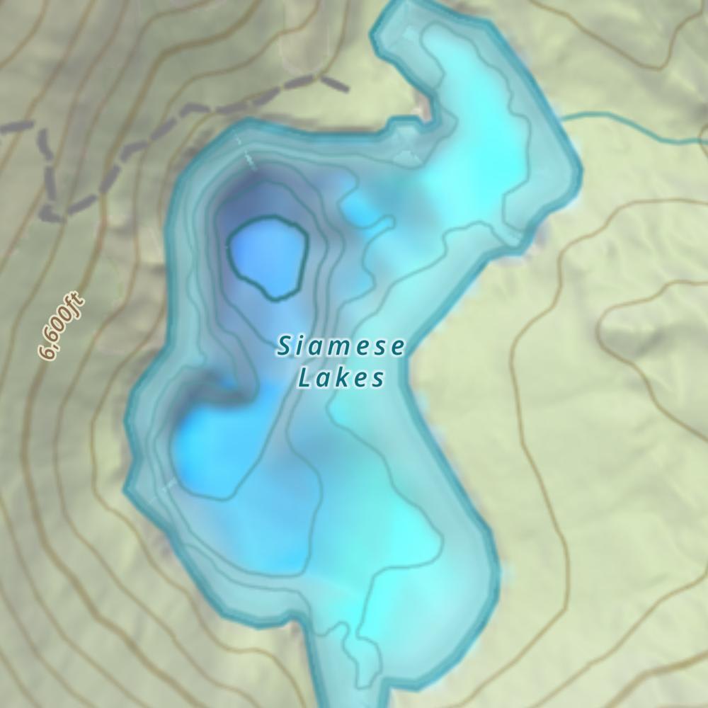 Siamese Lake, Upper photo