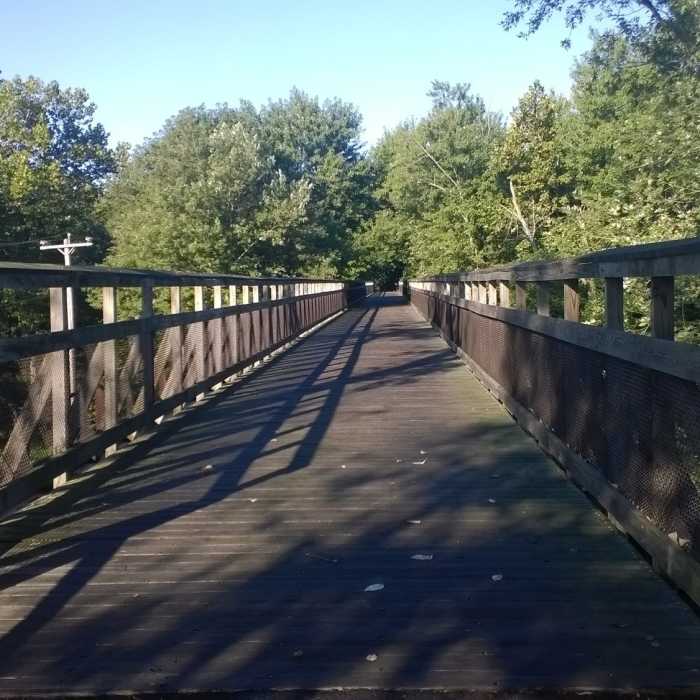 Creek crossing at Graterford. Near Perkiomen Trail