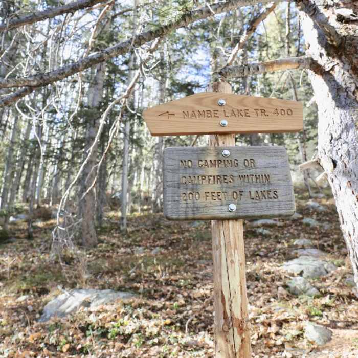 Near Nambe Lake Trail