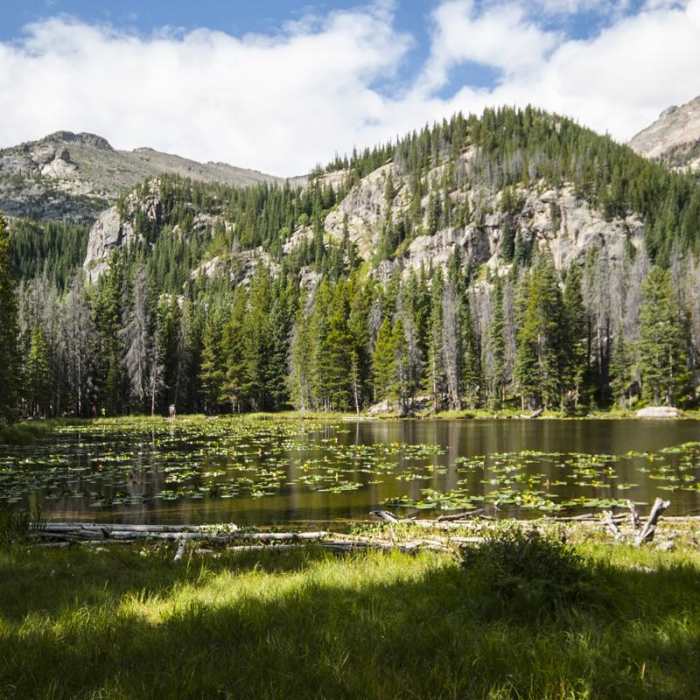 Near Lake Haiyaha Hike