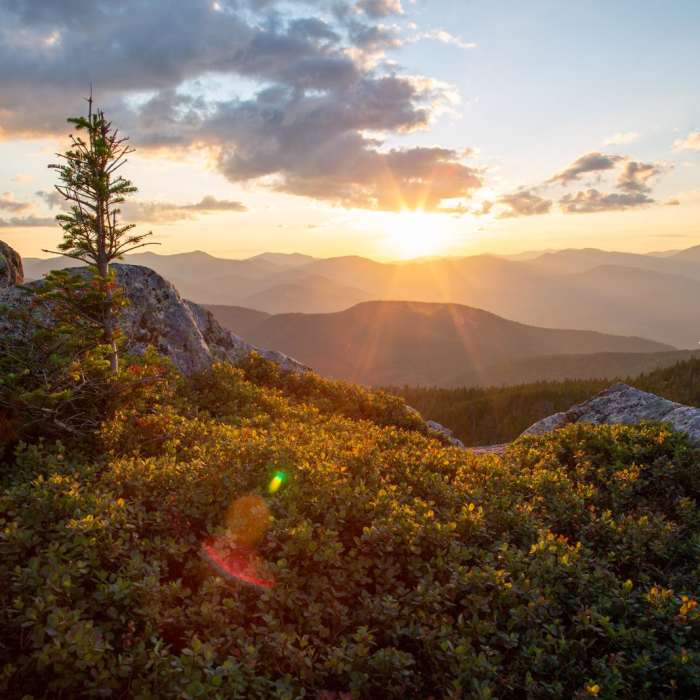 Near Three Sisters Loop to Mount Chocorua