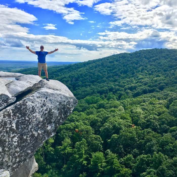 Near Bonticou Crag Route