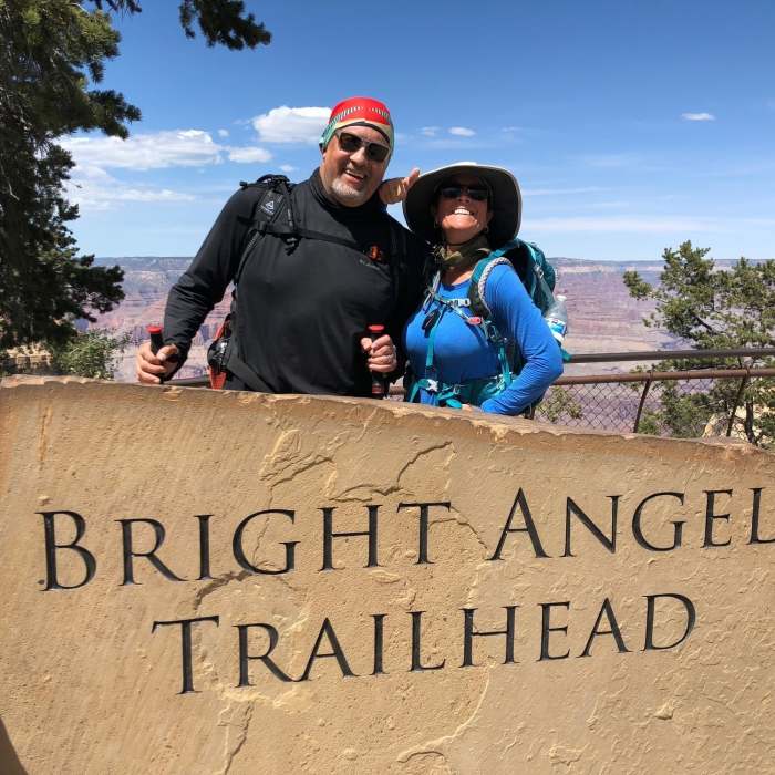 Bright Angel Trailhead, Grand Canyon up to South Rim trail, Grand Canyon Near Village Greenway