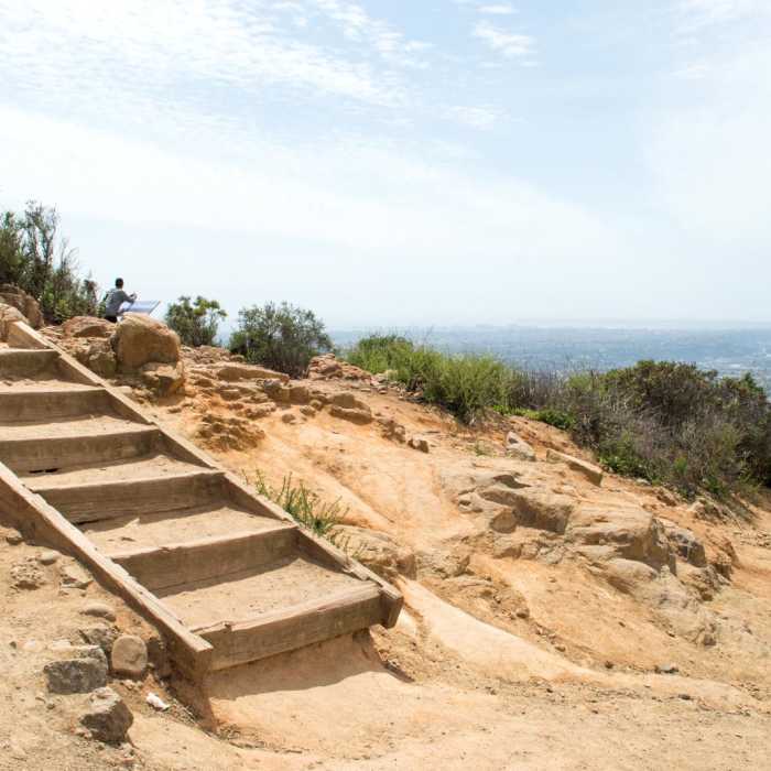 Near Cowles Mountain via Big Rock Trail