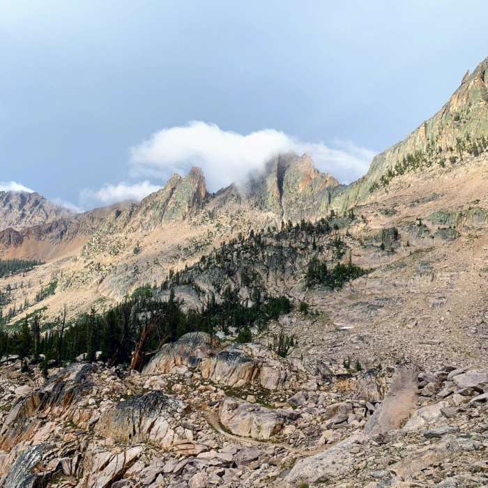 Near Mount Cramer Trail via Sand Mountain Pass