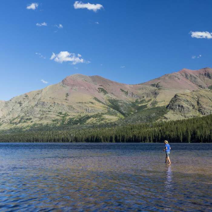 Near Two Medicine Lake Loop Hike