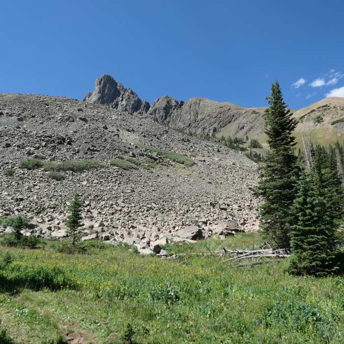 Near Crags Campground to American Lakes