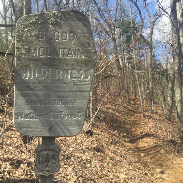 Near Neels Gap - Lake Winfield Scott Traverse