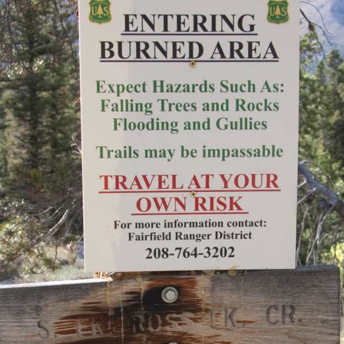 Near Johnson Creek to North Fork of the Ross Fork Near Johnson Creek to North Fork of the Ross Fork