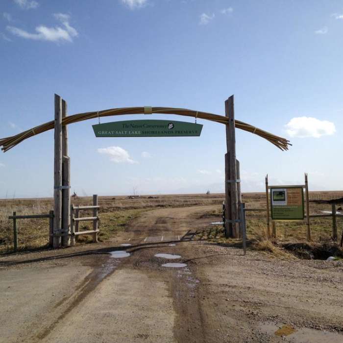Near Great Salt Lake Shorelands Preserve Boardwalk