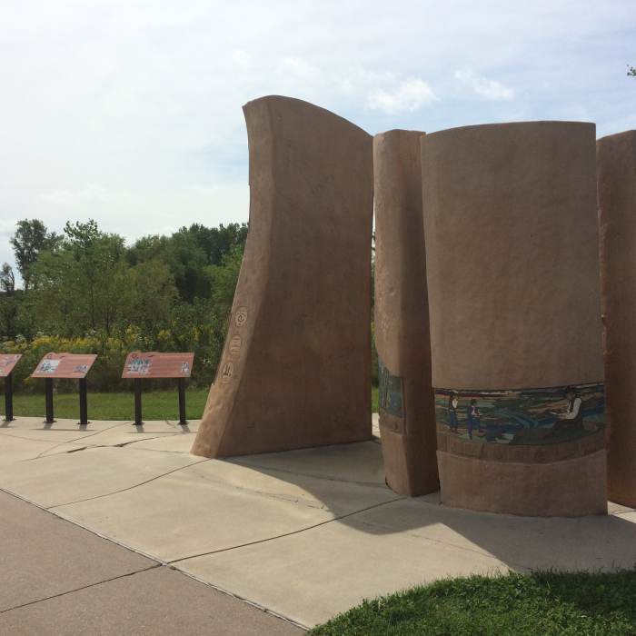 Near Iowa Riverfront Trail