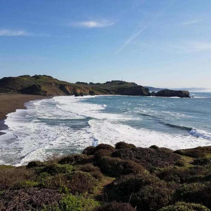 Near Fort Cronkhite Loop: Coastal, Wolf Ridge + Miwok Trails