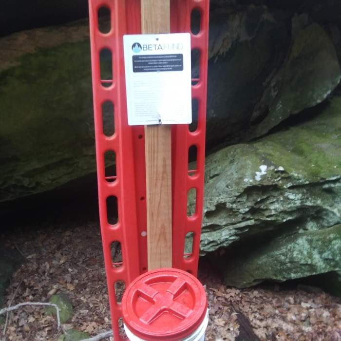 It's good to see things like this when you make friends with copperheads. Near Jackson Falls