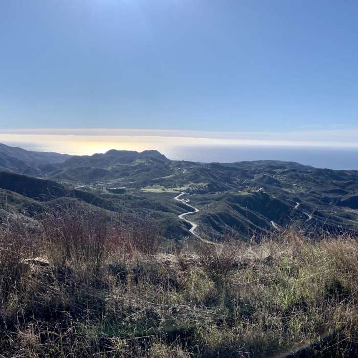 Near Backbone Trail: Kanan Dume Road to Mishe Mokwa