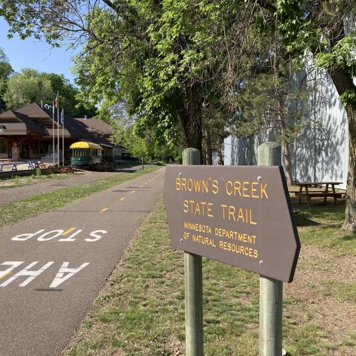 Near Brown's Creek State Trail Near Brown's Creek State Trail