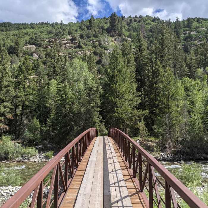 Near Dark Canyon Trail Point to Point