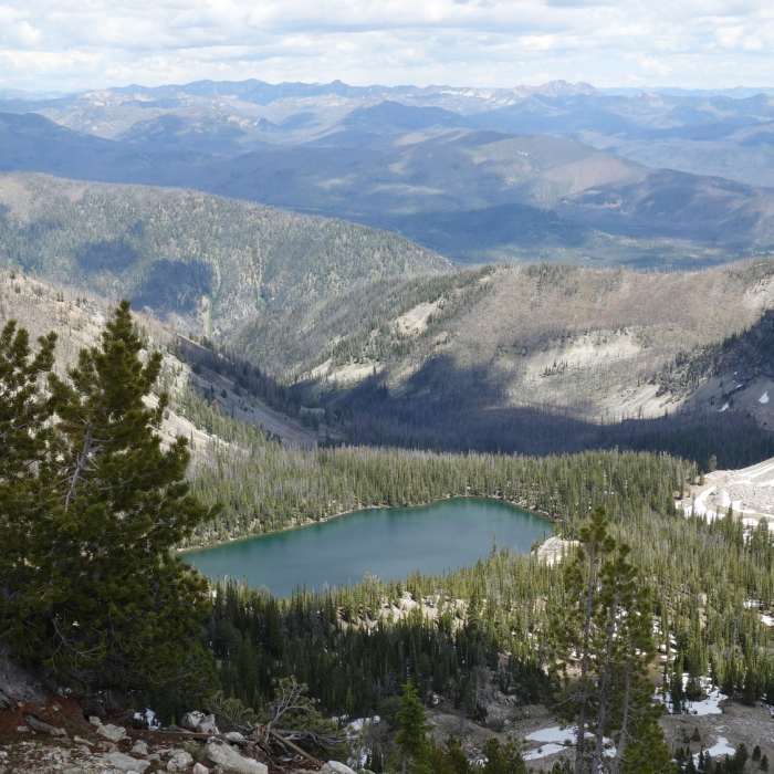 Near Cape Horn Mountain from Lola Creek