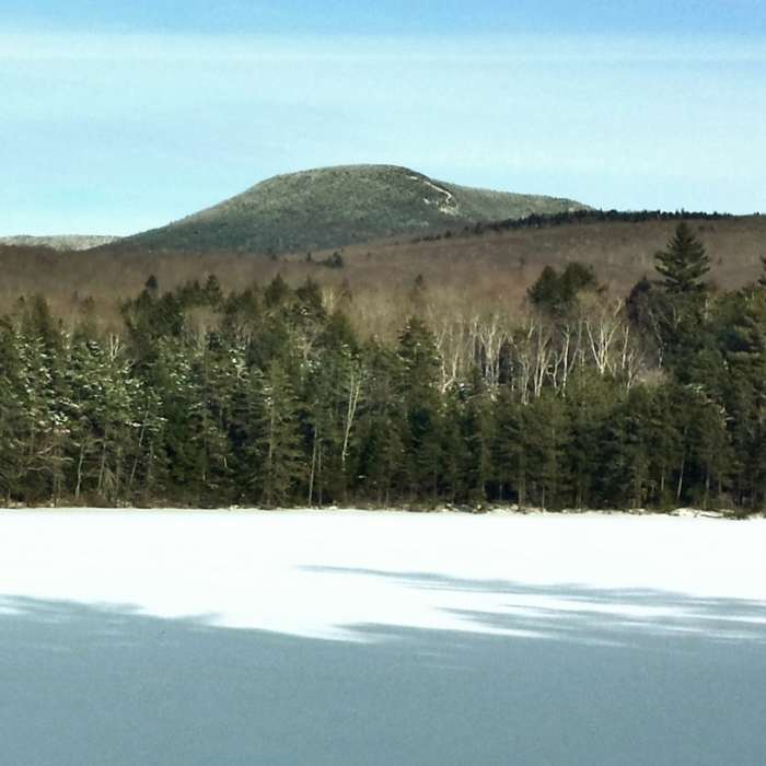 Smarts Mtn from Trout Pond 3/16/15 Near Trout Pond Trail